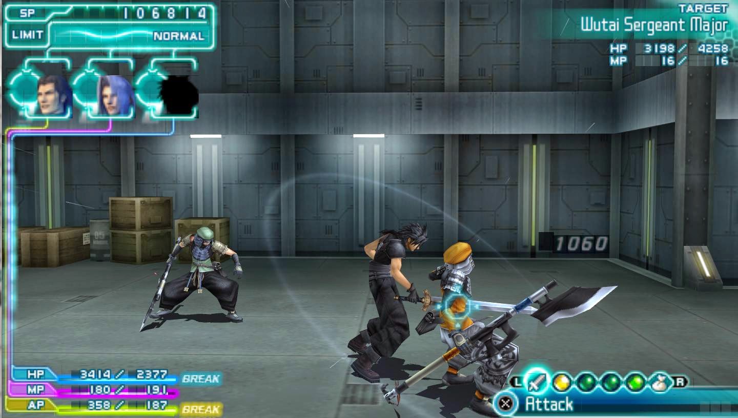 Final Fantasy Crisis Core Gameplay 2
