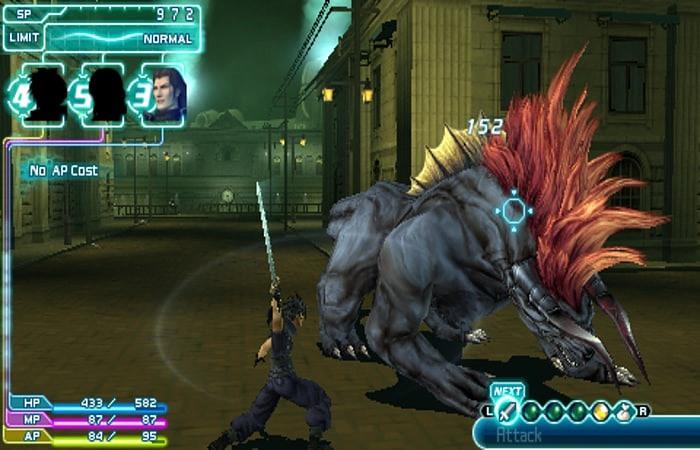 Final Fantasy Crisis Core Gameplay 3